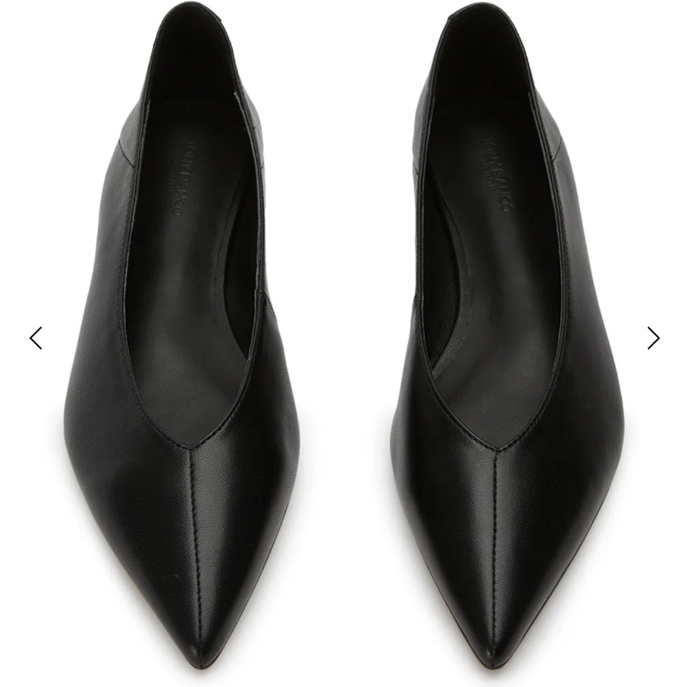 Tony Bianco Joop Black Pointed Flats